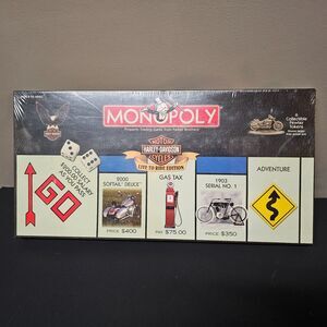 New Sealed Monopoly Harley-Davidson Live to Ride Edition Parker Brothers 2000